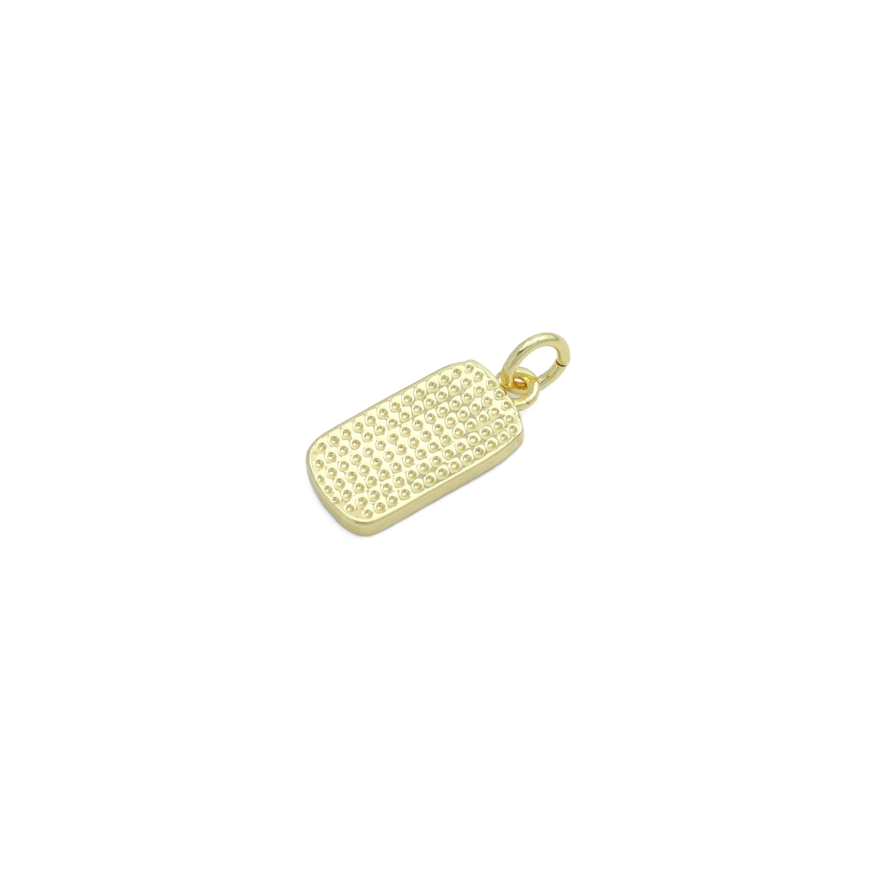 Gold Enamel Polar Can Charm Pendant,Sku#LD729