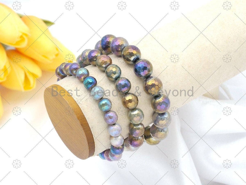 Mystic Indian Agate Stretchy Bracelet