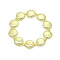 Gold Coin Stretchy Bracelet, Sku#LD673