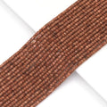 2x3mm Rondelle Faceted Goldstone Beads, Sku#U1643