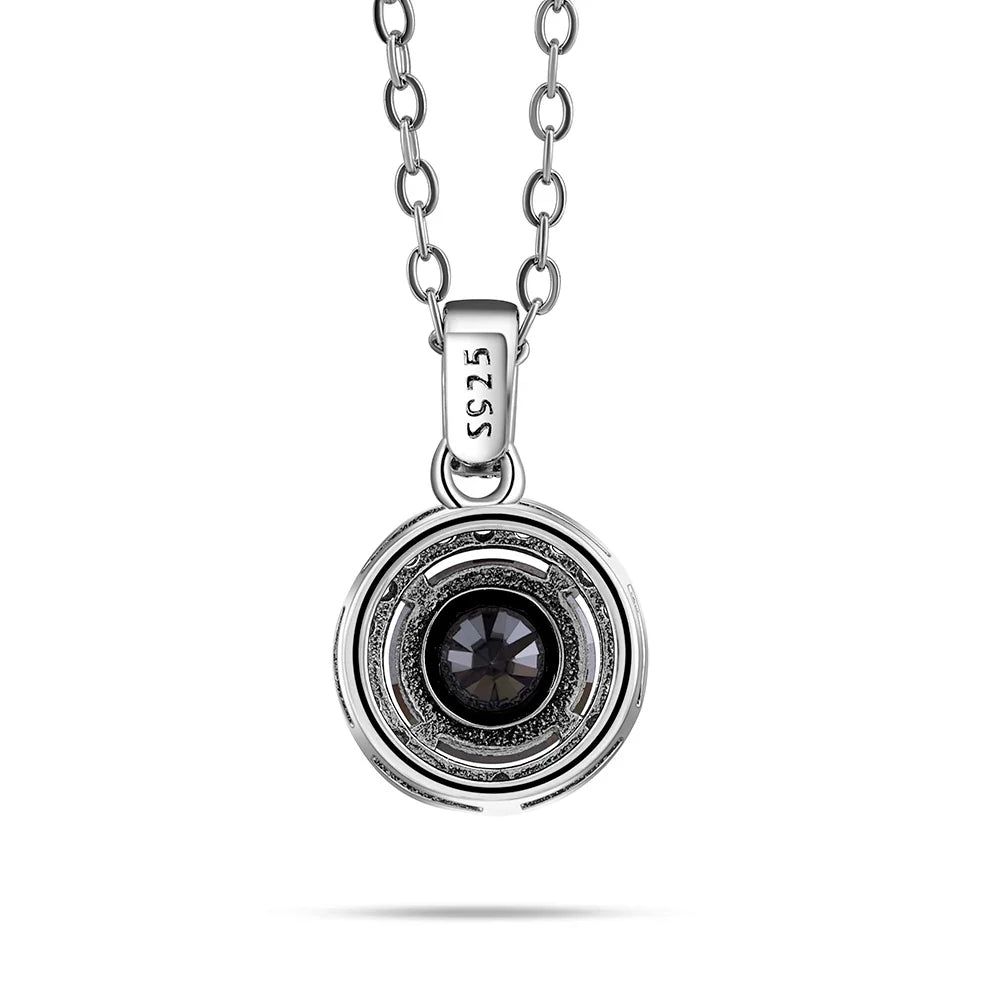 2Ct Moissanite Necklace Earrings Set Sterling Silver 925 Wedding Jewelry