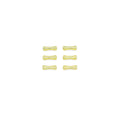 Bamboo Stem Shape Gold Spacer beads, Sku#JL190