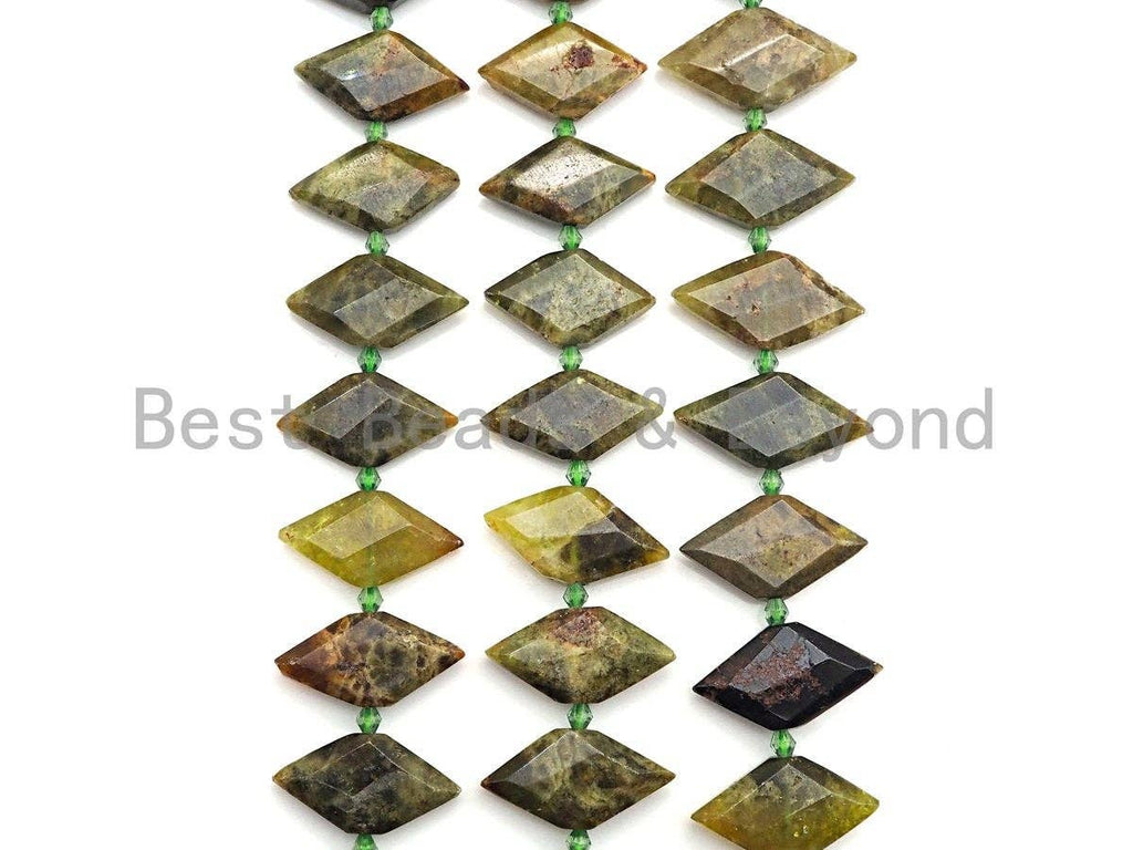 High Quality Natural Green Garnet Horse Eye Shape Beads, Natural Green Garnet beads, 16x30mm, sku#U677