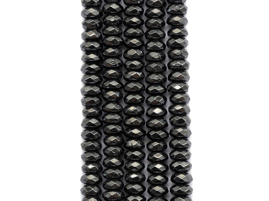 High Quality Natural Original color  faceted Hematite Beads, sku#S122
