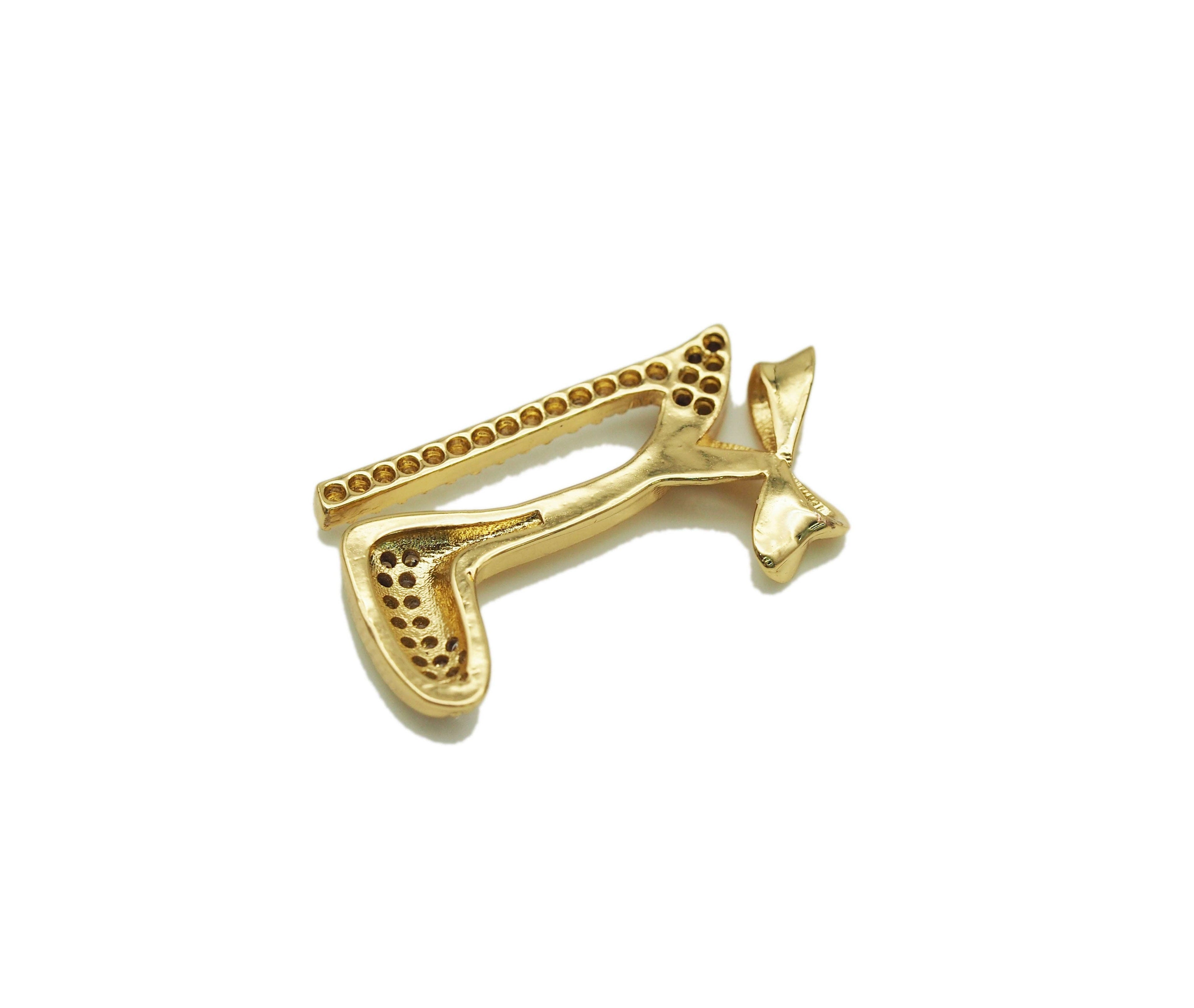 CZ High Heel Charm, Sku#B157
