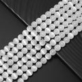 Genuine Selenite Round Smooth Beads, Sku#U1782