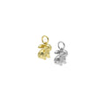 Gold Silver Cute 3D Rabbit Bunny Charm, Sku#Y888