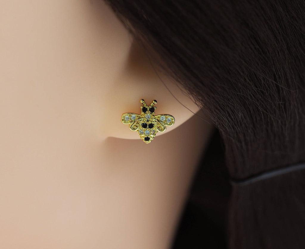 Bee Stud Earring, sku#LD179