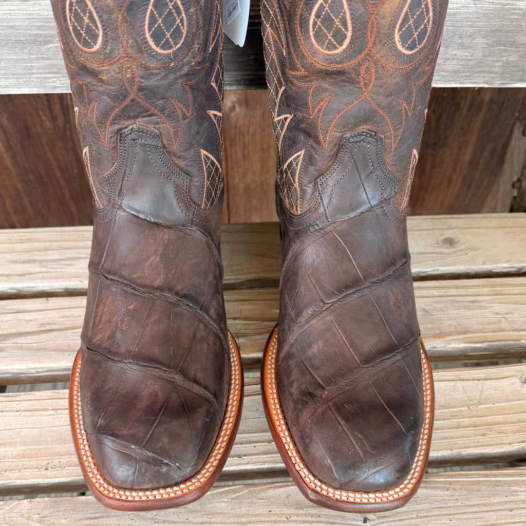Brown Nubuck Alligator | Stetson Mens