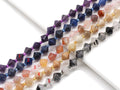 Genuine Bicone Faceted Gemstone Beads, Sku#U1391
