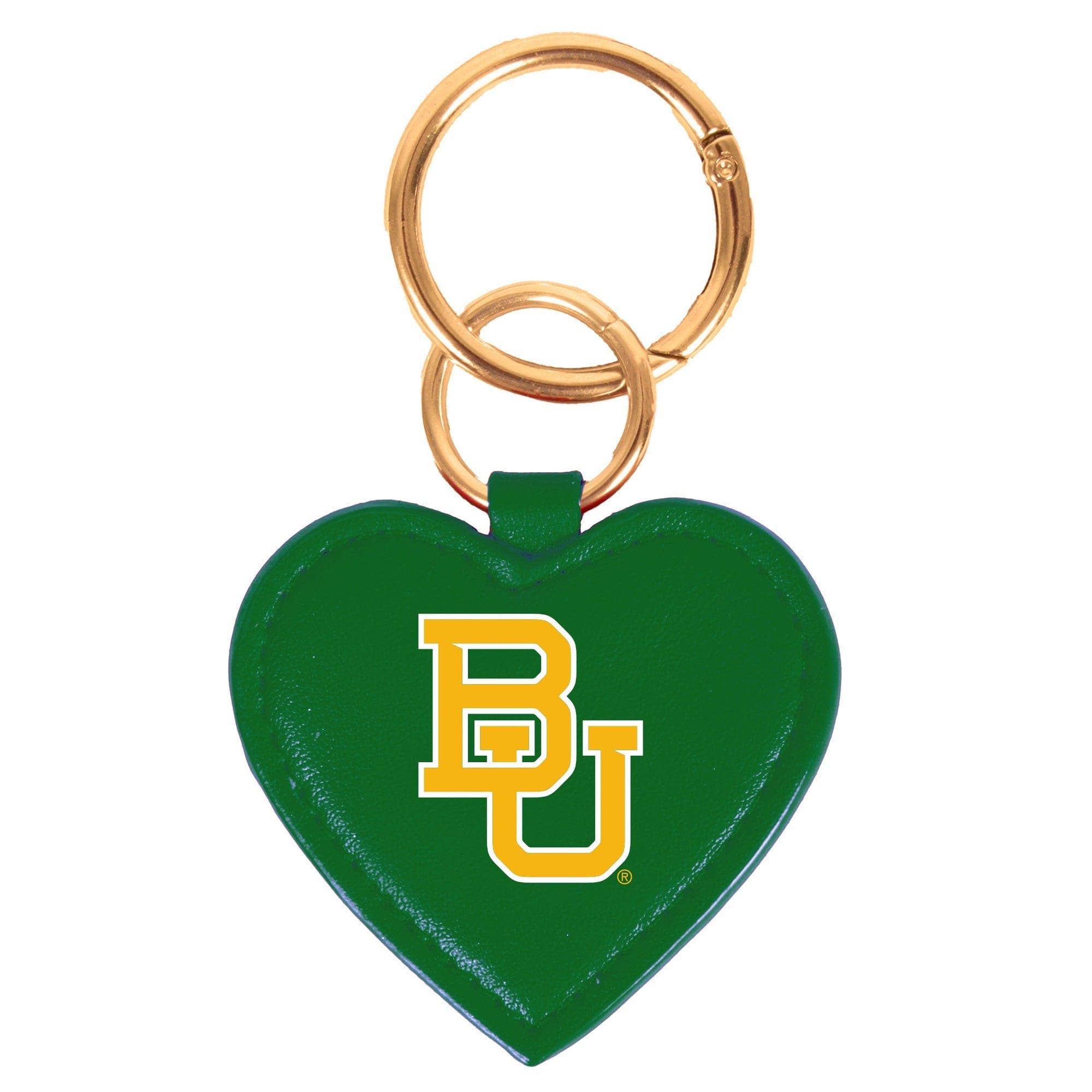 Baylor Bears Heart Purse Charm/ Key Ring by Desden