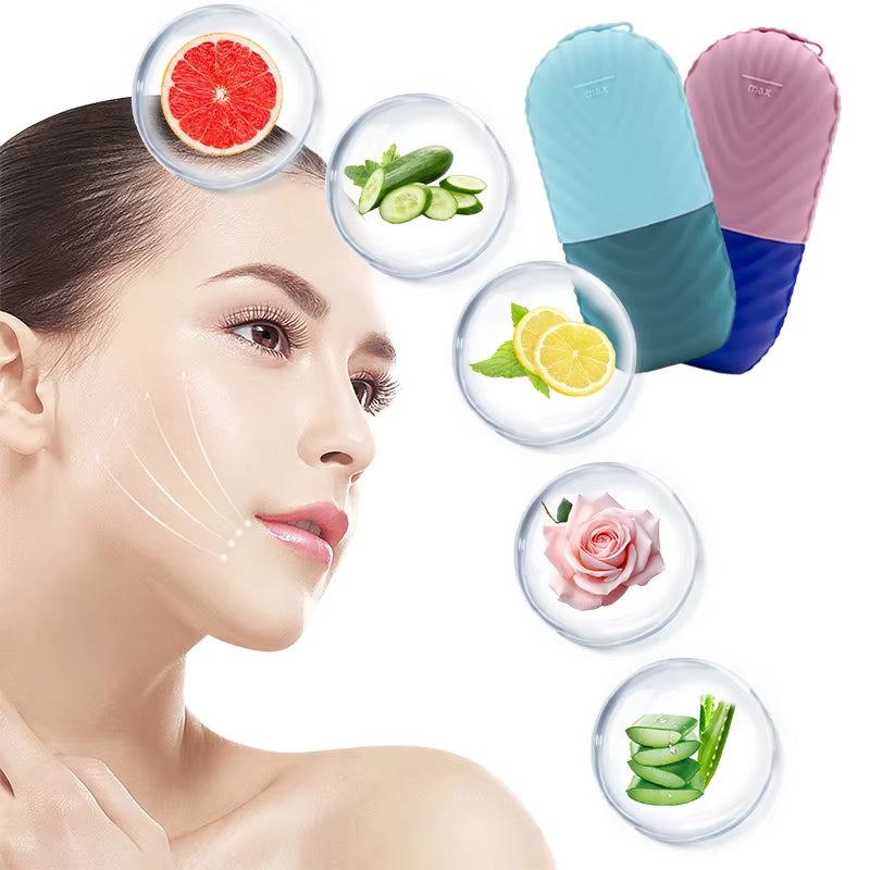 Revitalize Your Skin with Our Silicone Ice Facial Beauty Applicator - Ultimate Skin Care Tool for Refreshing Ice Shaving Massage!