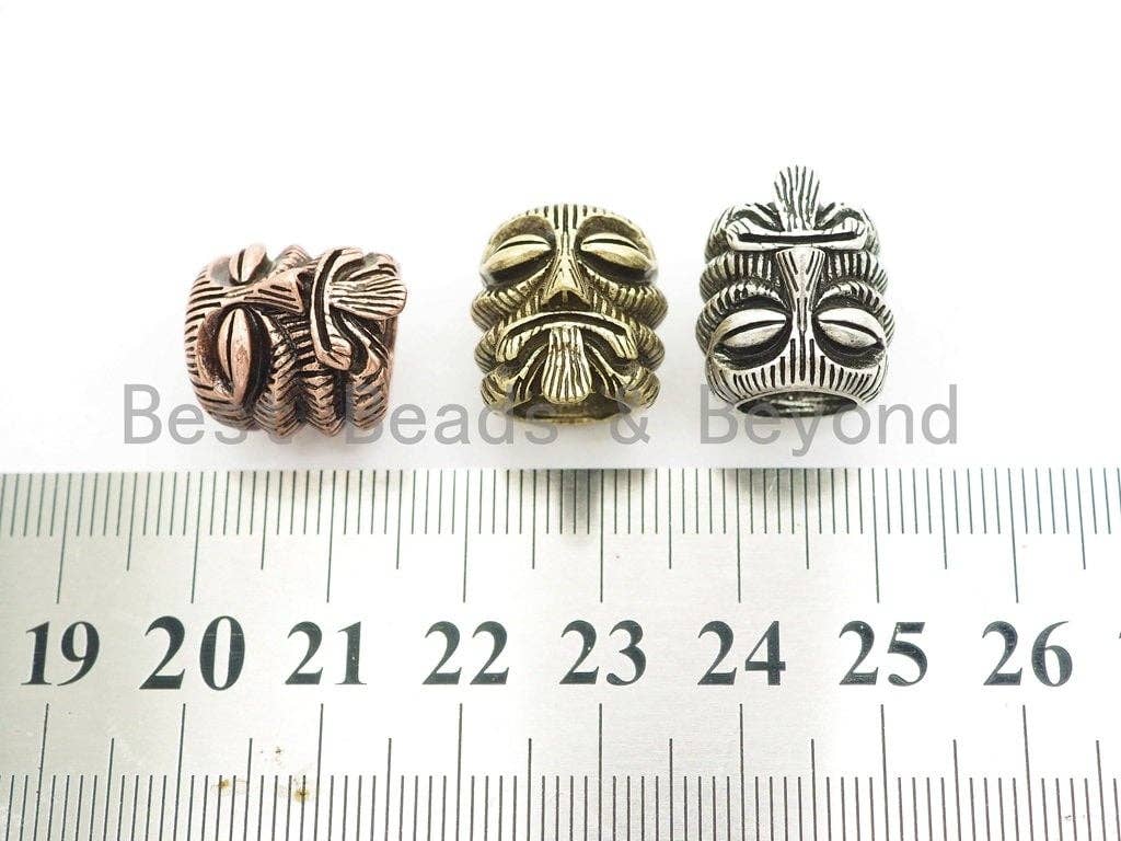Antique Style Evil Skull Bead, For Paracord EDC Survival Bracelet, Men's Bracelet Beads, Paracord KeyChain Beads,14x16x16mm,1pc,sku#Y125