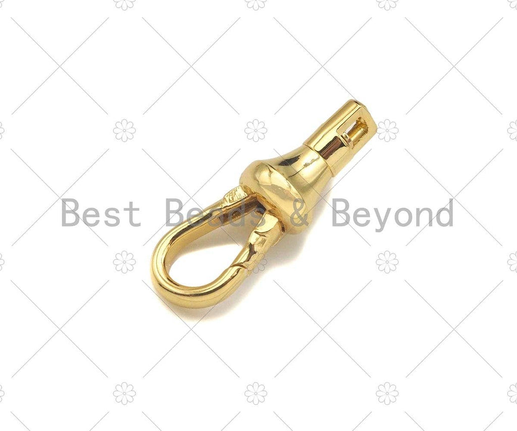Gold Filled Lobster Clasp, 18K Gold Filled Fine Jewelry Clasp, Necklace Bracelet Clasp Connector, Buckle Clasp,8x24mm,Sku#Y450