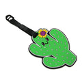 Green Cactus Luggage Tag