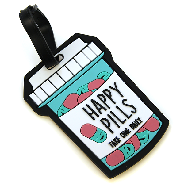 Happy Pills Luggage Tag