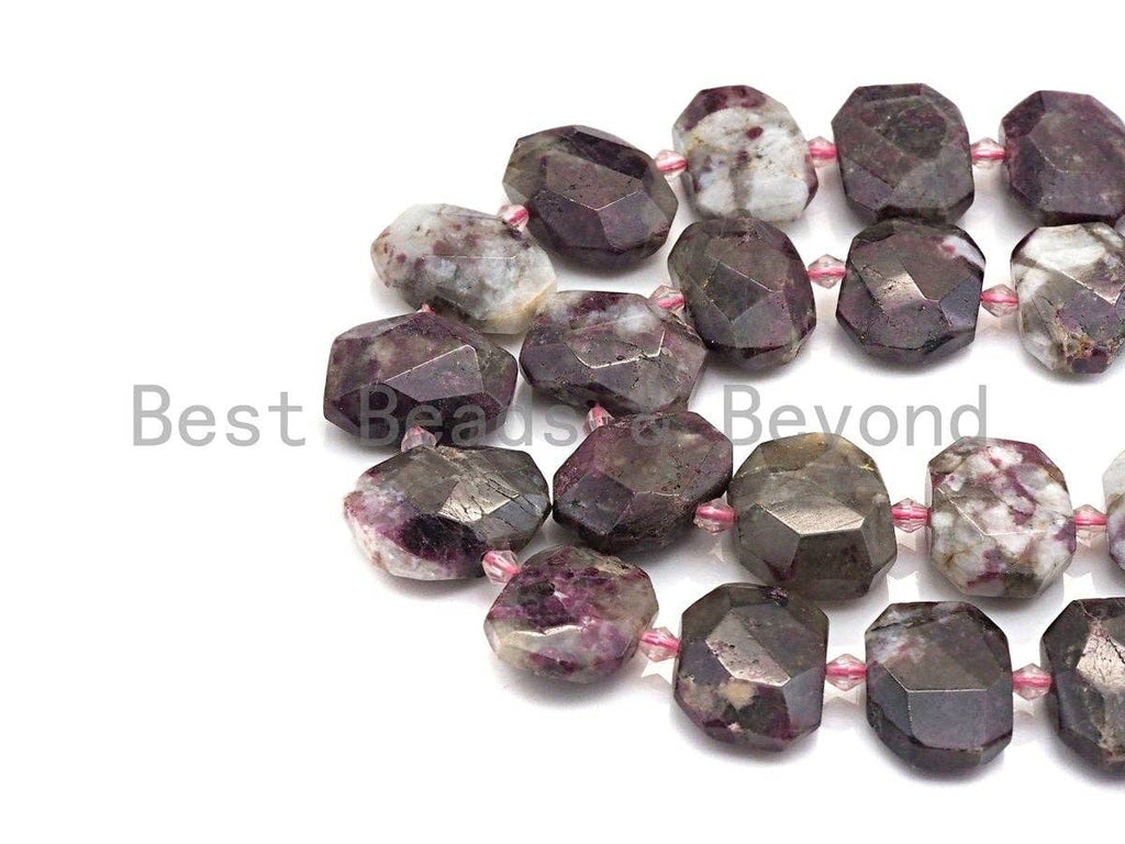High Quality Natural Tourmaline Rectangle Facted Beads, Natural Tourmaline beads, 16x22mm, sku#U664