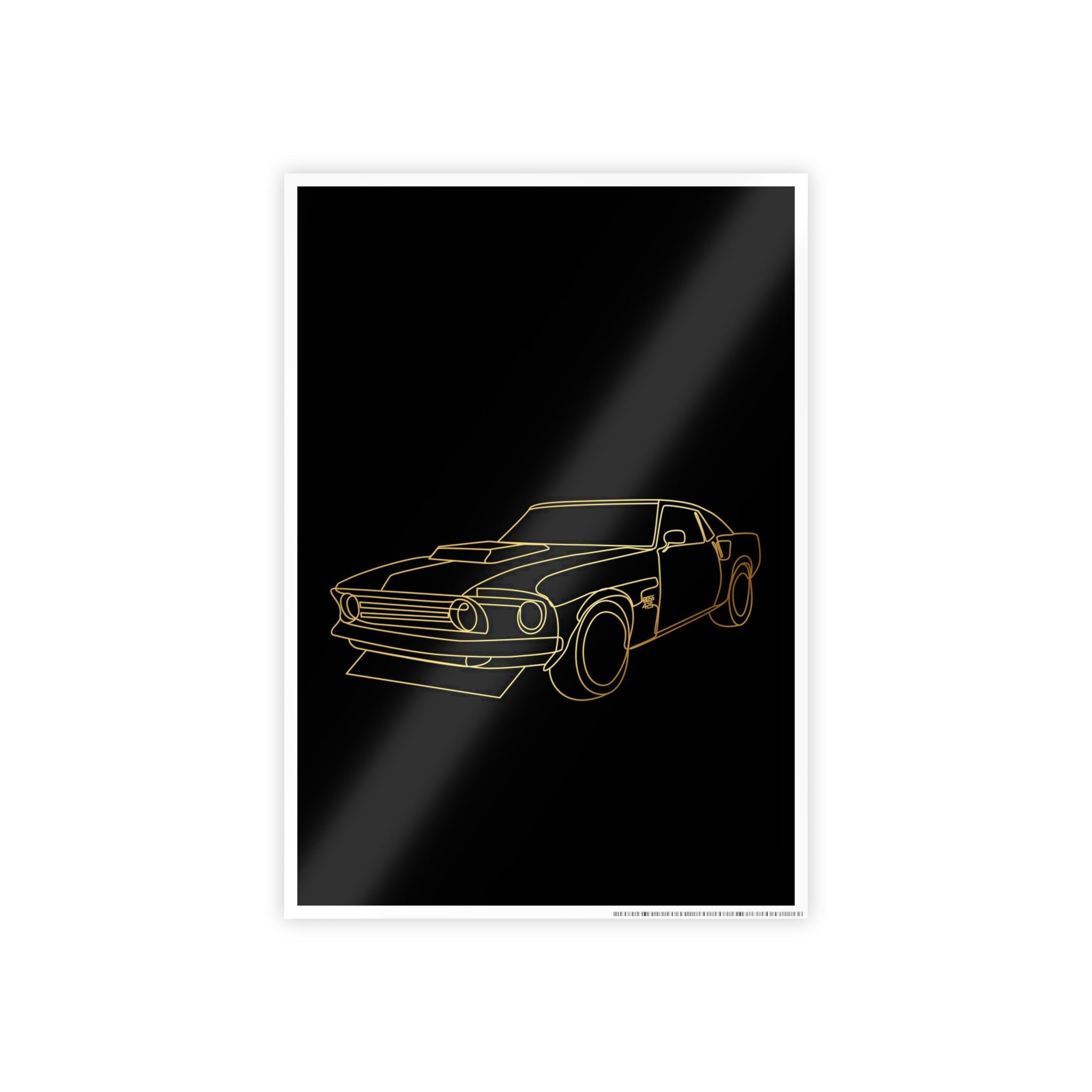1969 Ford Mustang Boss Gloss Posters