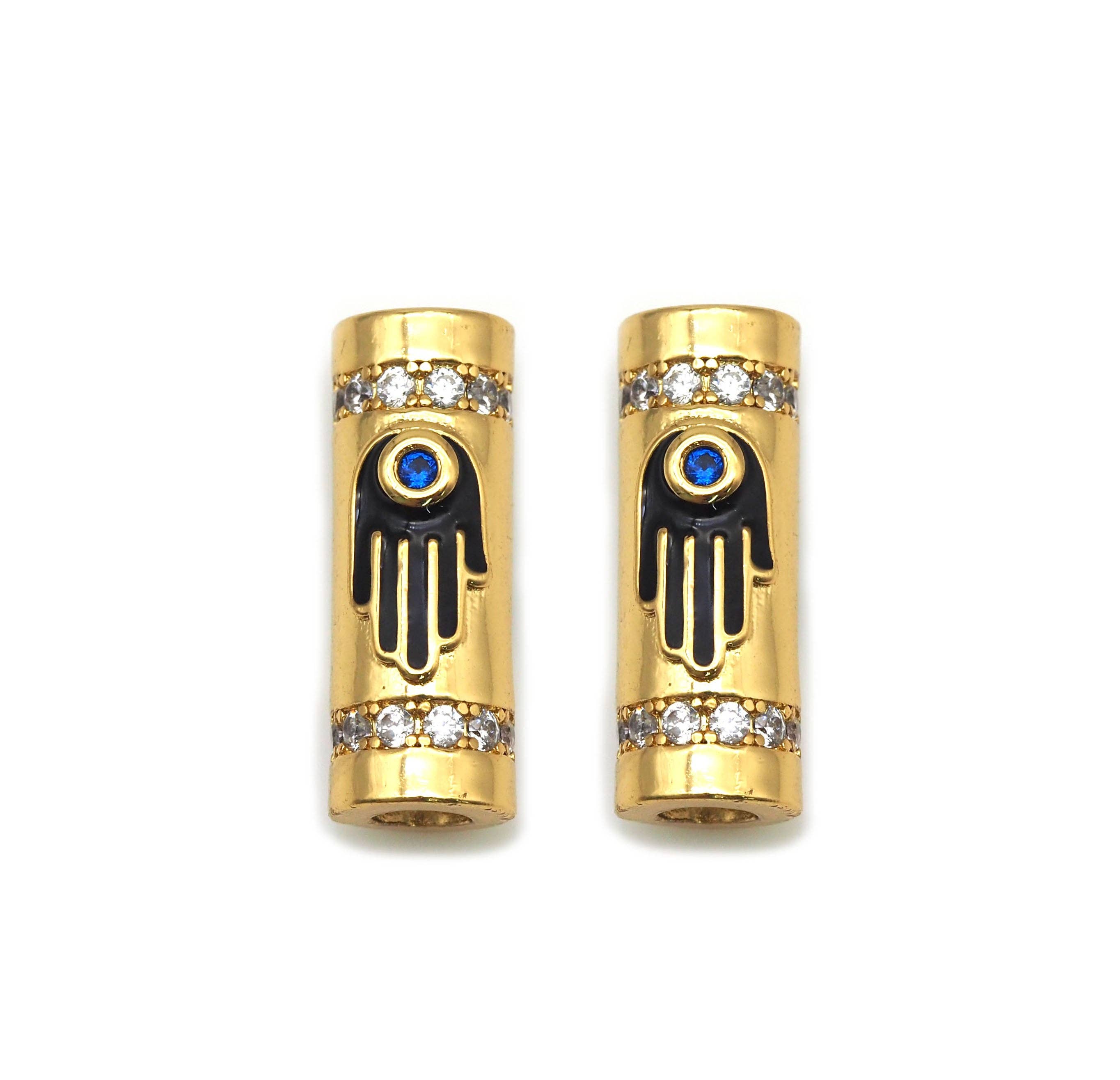 Hamsa Hand Tube Spacer, Slu#Y629