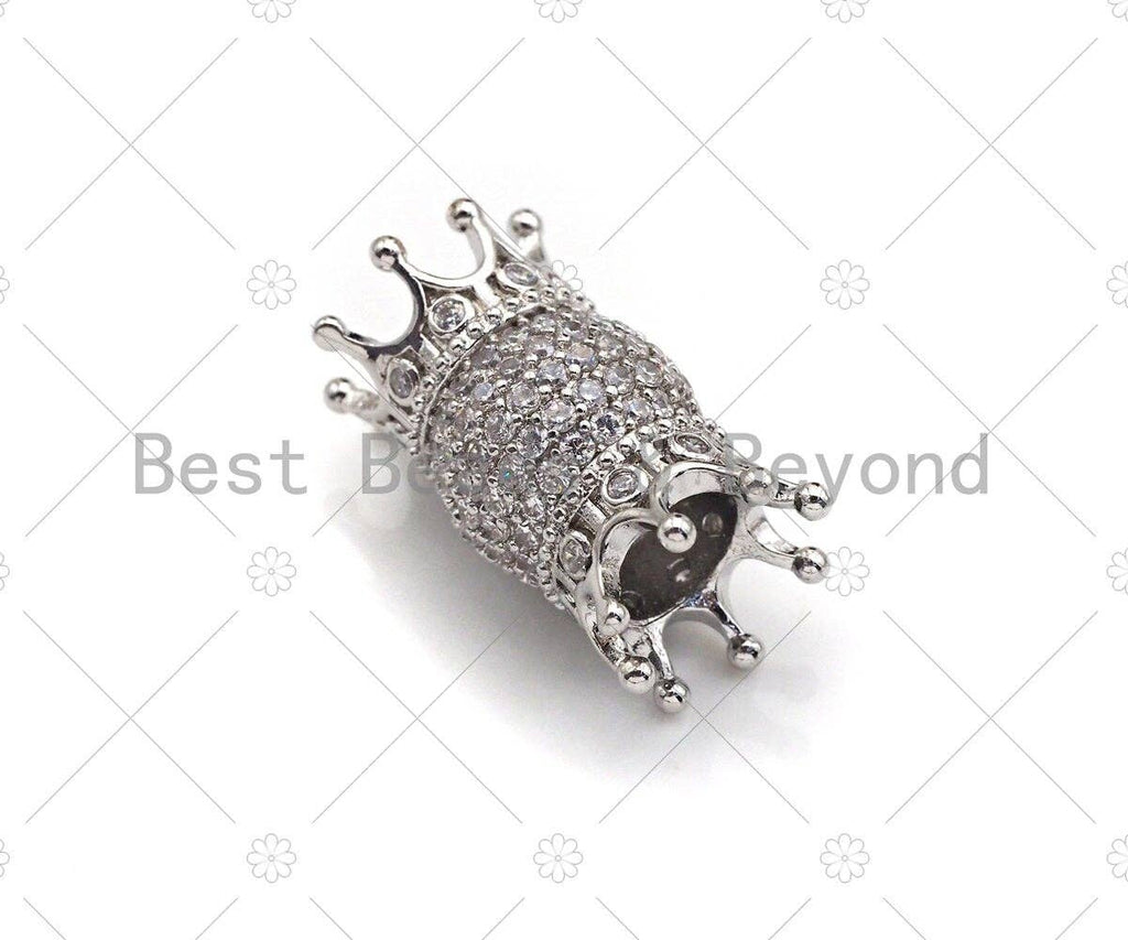 CZ Micro Pave Eagle Claw Connector Beads, Men's Bracelet Charm, Dragon claw, Men's Jewerly Finidings, 11x19mm, sku#Y257