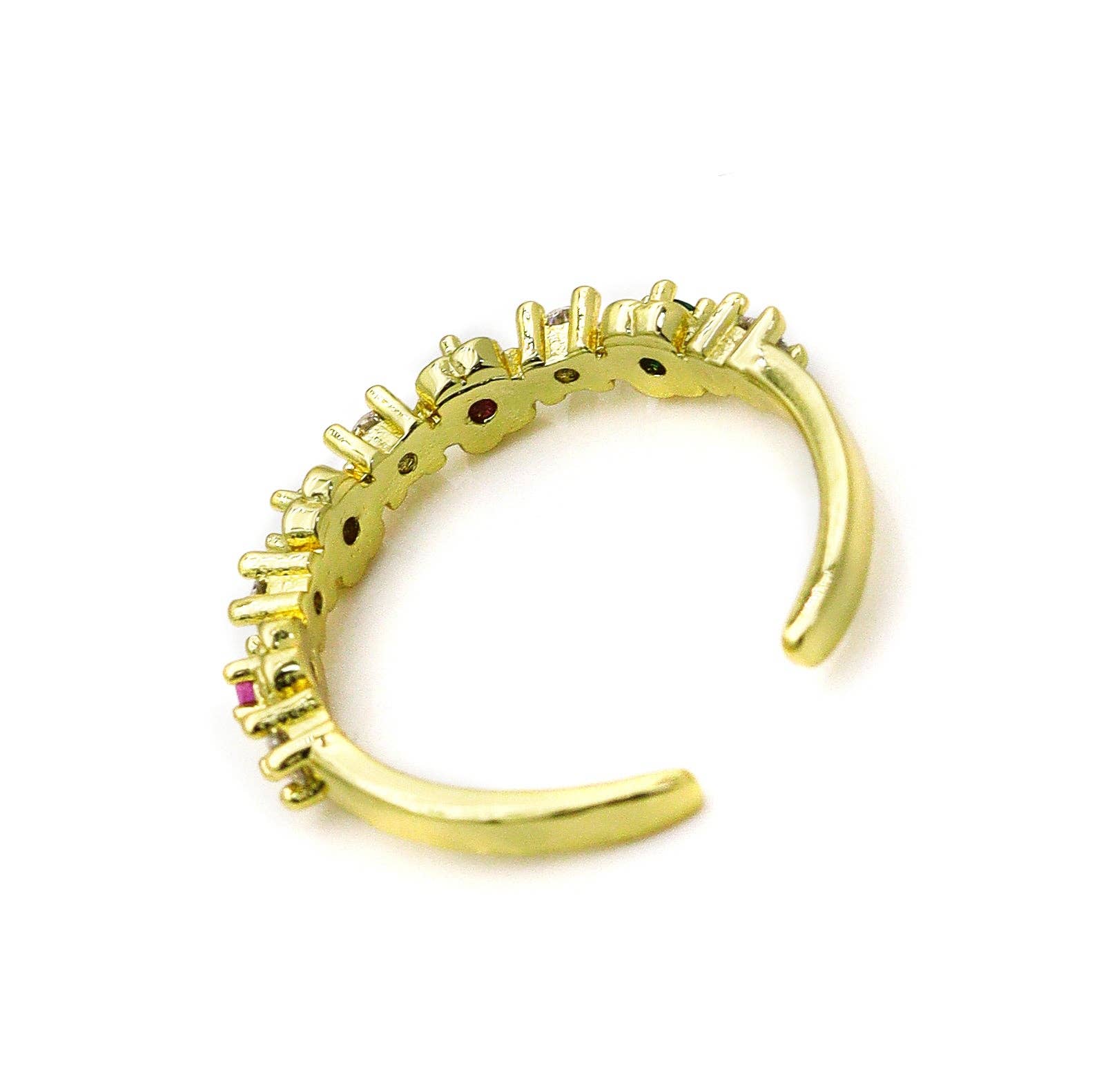 Colorful CZ Stackable Ring, Sku#JL140