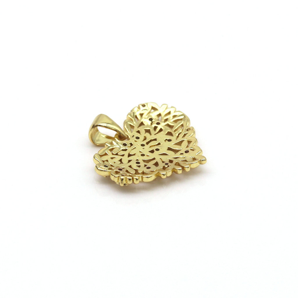 CZ Tree of life Heart, sku# LK534