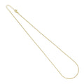 Dainty Gold box Chain Adjustable Necklace, Sku#LD590