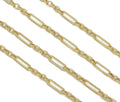 Long Link Mixed Paper Clip Chain by Yard, wholesale chain, unfinished chain, sku# LS28