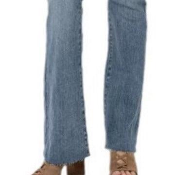 Jean délavé coupe slim taille haute – La coupe parfaite pour une cow-girl