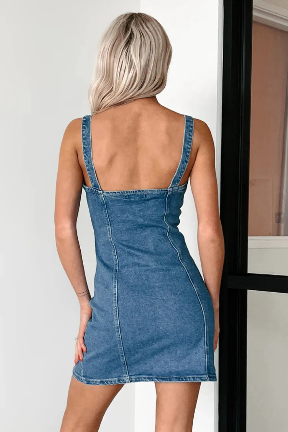Robe caraco boutonnée Denim Days