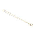 Dainty Gold Silver T Ring Necklace,sku#EF290