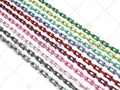 6x10mm Enamel Pop Chain, Colored Metal Necklace Chain, Retro