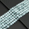 Genuine Blue Picture Quartz Round Smooth Beads, Sku#U1872