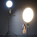 Weilisi 10.5" Ring Light with 69" Tripod Stand and Phone Holder Kit, Full-Screen Zoom Lighting for Video Recording, Makeup, Live Stream, Dimmable LED Selfie Ring Light Tripod for Iphone with Remote