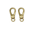 Plain Gold Oval Teardrop Lobster Clasp, Sku#H338