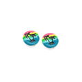 Beach Coconut Tree on Pearl Beads Charm, Y881