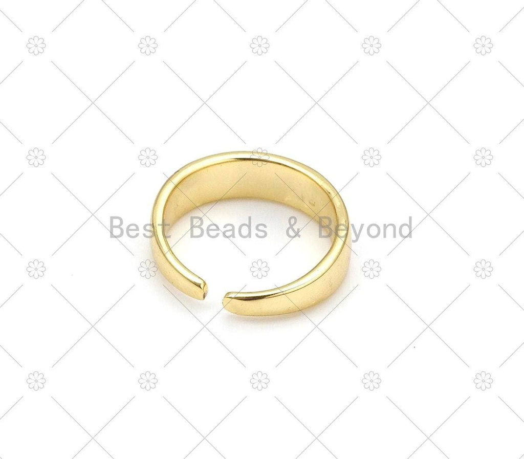 Colorful Enamel Flower On Round Adjustable Ring, Sku#LD160
