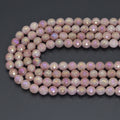 Mystic Strawberry Quartz Round Faceted Beads, Sku#U2214