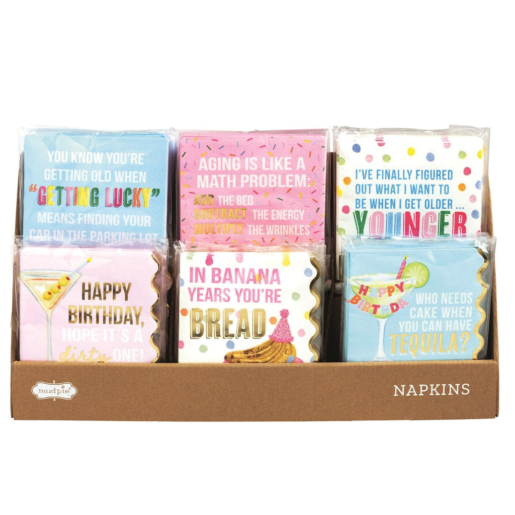 Funny Birthday Napkin Sets