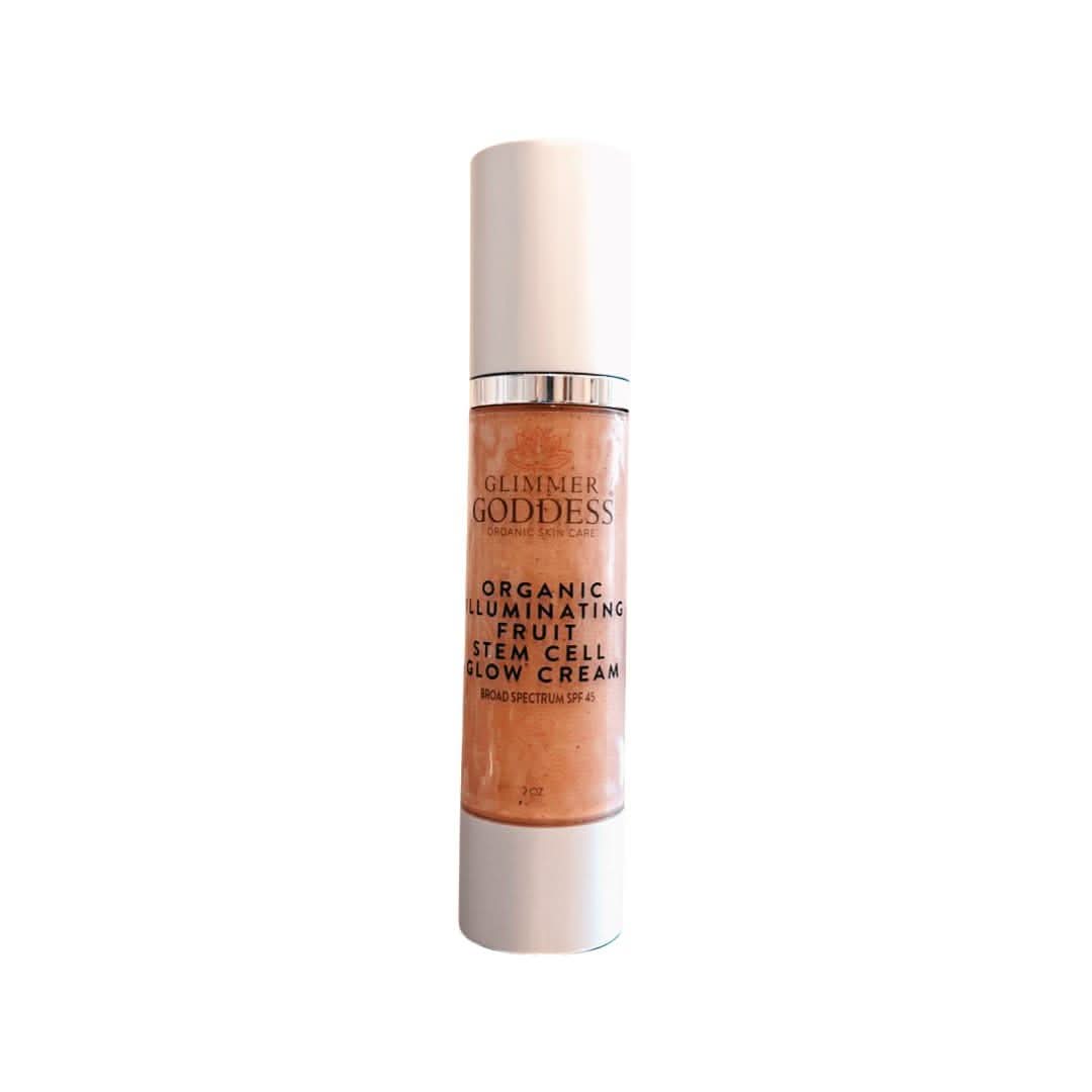 Glimmer Goddess Organic Illuminating Fruit Stem Cell Glow CC Cream SPF 45 - Rose Gold