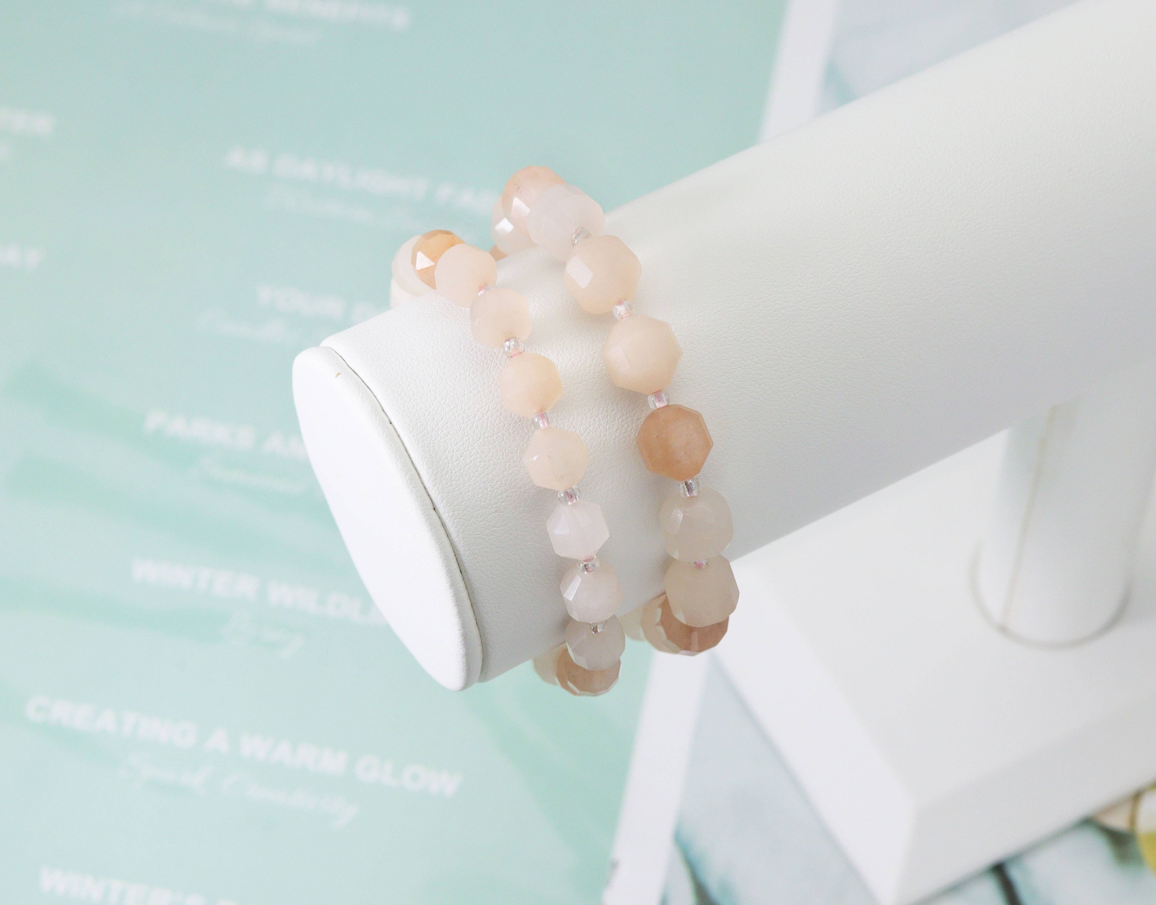 Pink Aventurine Stretch Bracelet, Sku#EF104