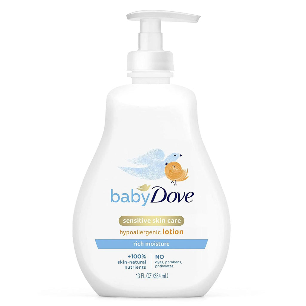 Lotion hydratante riche Baby Dove 384 ml (Lot de 4)