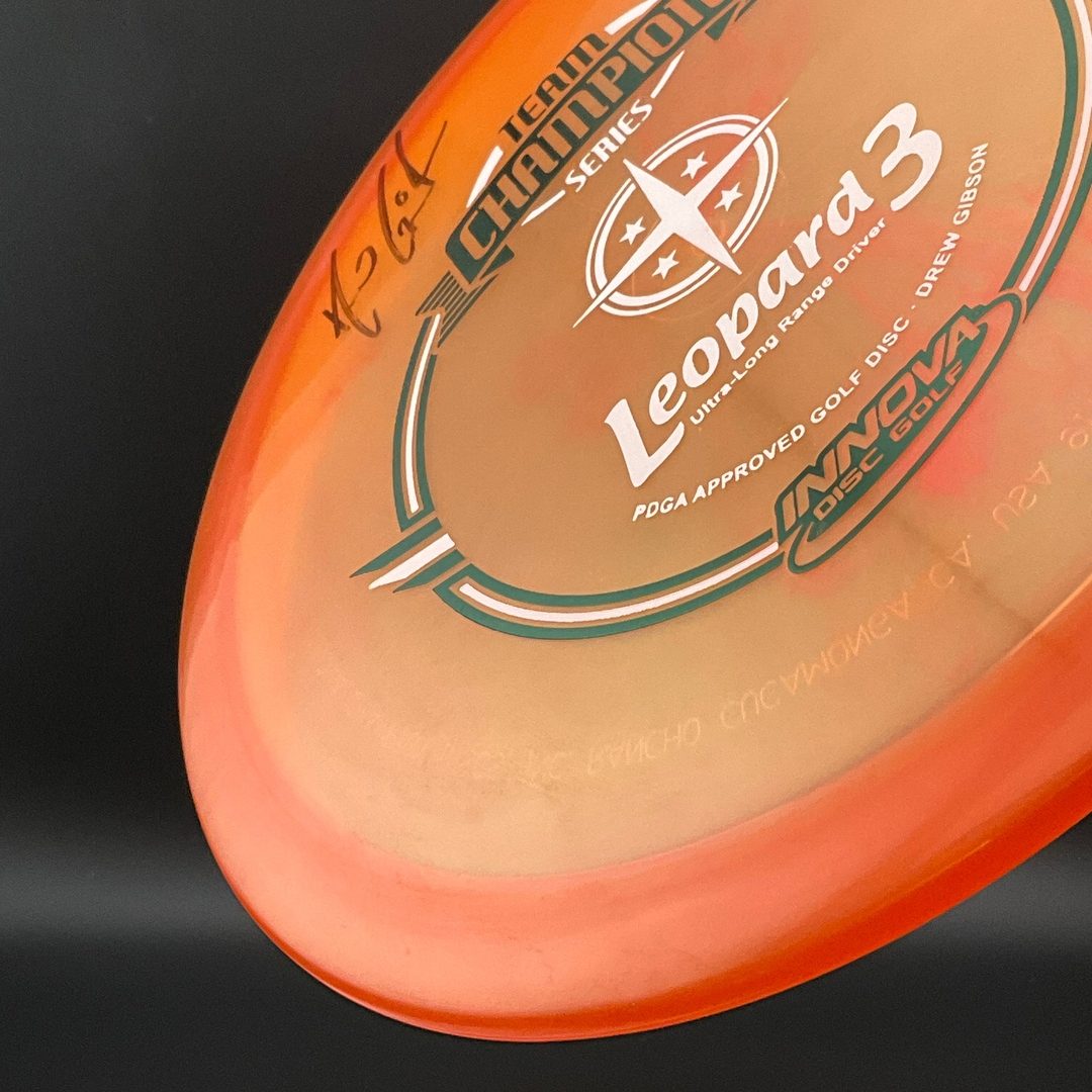 Luster Champion Leopard3 *Signed* - 2018 Drew Gibson Team Champion Series