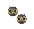 CZ Owl Charm, Sku#LK582