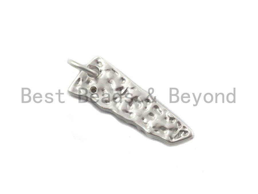 Pre-Selling CZ Micro Pave Irregular Triangle With Virgin Mary Pendant,Cubic Zirconia Charm, Silver/Gold Pendant, 7x19mm,sku#Y214