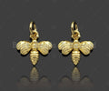 Dainty Gold Bee Charm, Sku#Y400