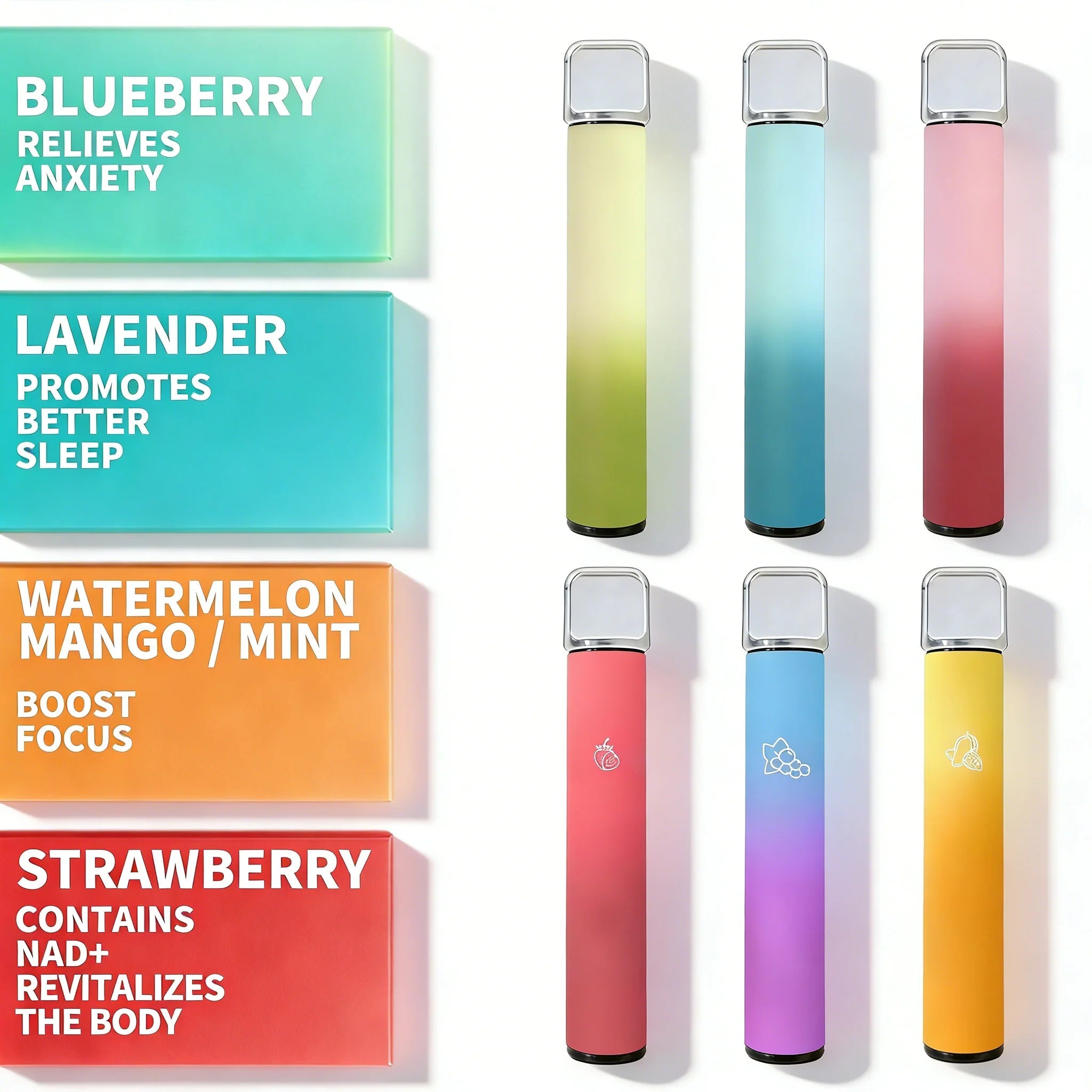 NENO Full Set Diffusers – 6 Flavors 2026 Upgrade - More Fuel&Longer Driving Range