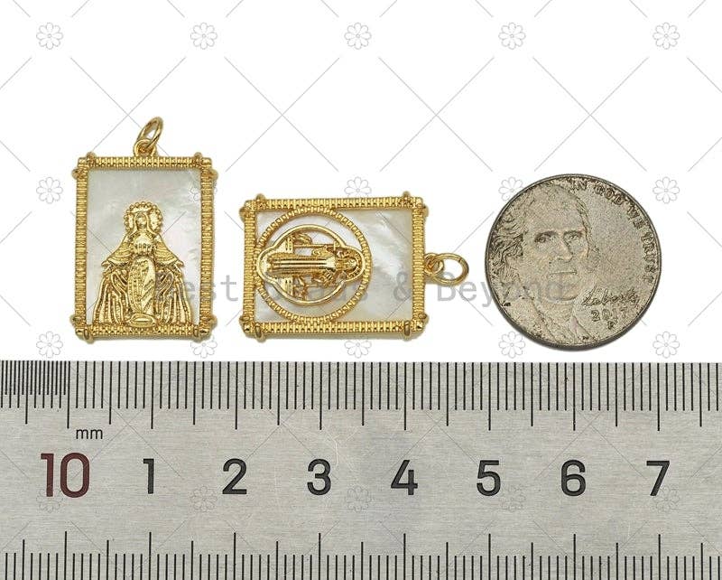 Virgin Mary Charm,  Sku#Z1426C