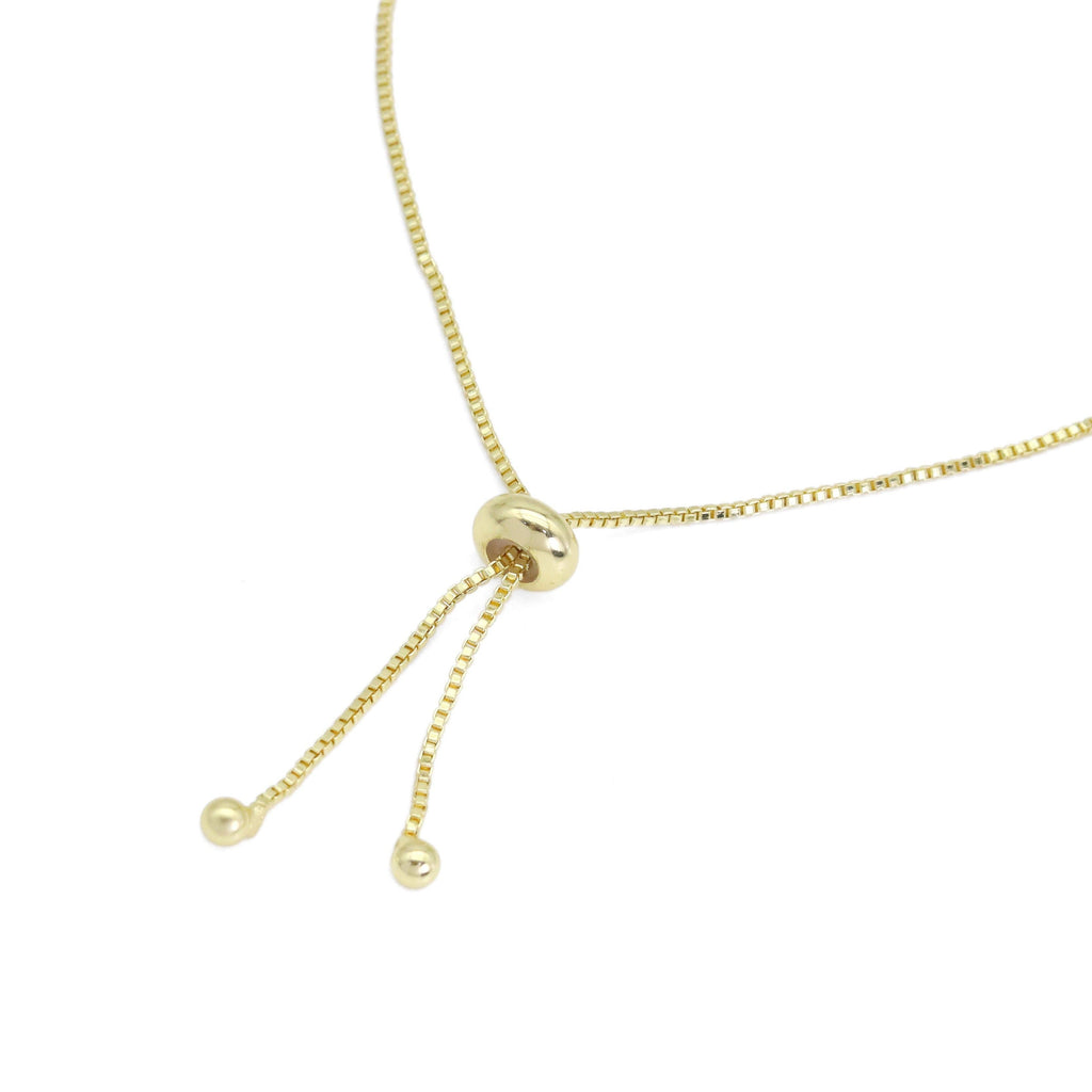 Multicolor cz Ball Chain Adjustable Bracelet, Sku#LX489