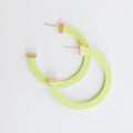 Large Acrylic Hoop LIME